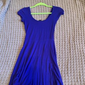 Blue skater dress